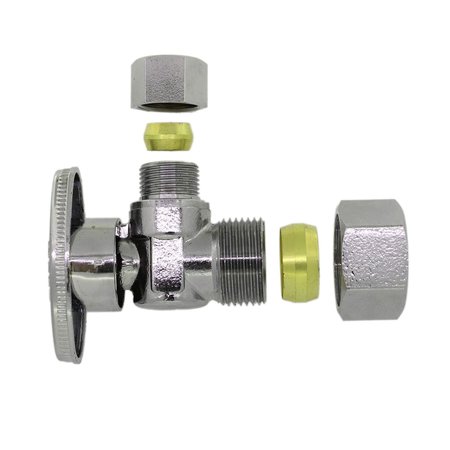 Revalved 5/8" Angle Stop Valve, 2PK ASV-2PK